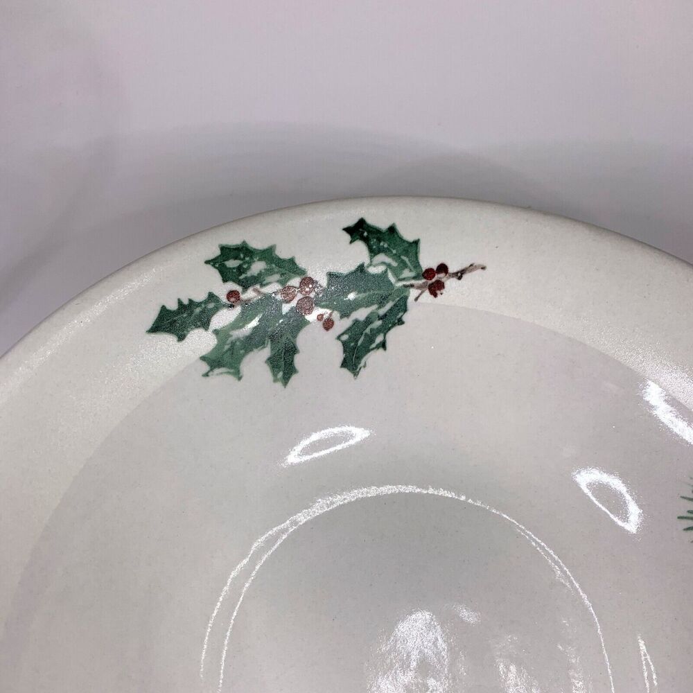 Rare Farberware 2118 White Christmas Vegetable Bowl Original Version - Picture 6 of 7